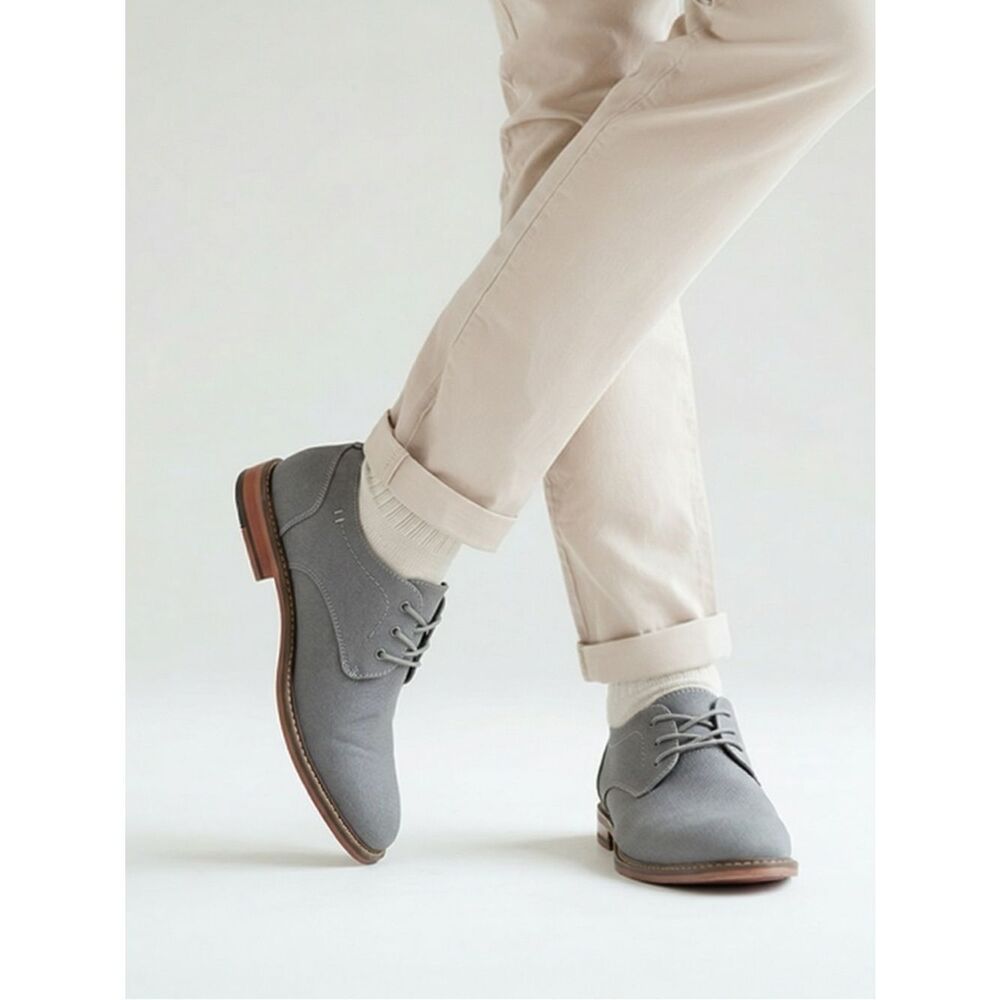 NIB J75 Jump Men’s Hamilton Gray Oxford Dress Shoes Lace Up - Size 9